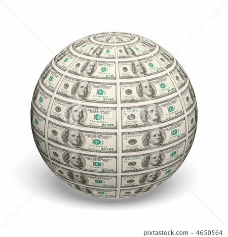 Background of rows of american dollars Background of rows of american dollars 4650564