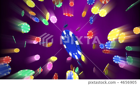 Casino chips dropping purple flare Casino chips dropping purple flare 4656905