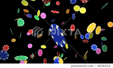 Casino chips dropping Casino chips dropping 4656910