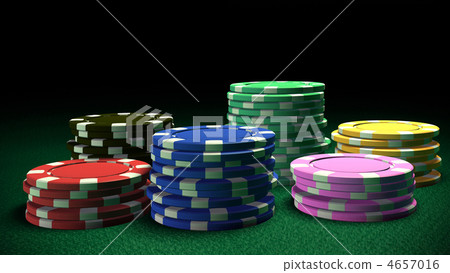 Set of Casino chips Set of Casino chips 4657016