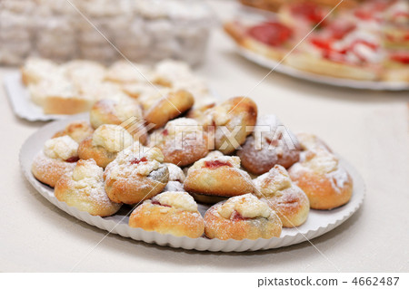 typical czech sweet cakes as very nice food background typical czech sweet cakes as very nice food background 4662487