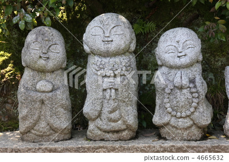 stone buddha, a stoic person, image of buddha in field 4665632