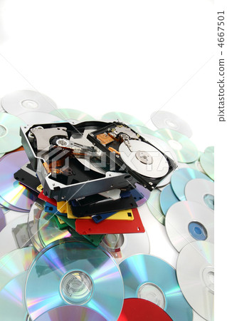 hdd, floppy, dvd and cd-rom data background hdd, floppy, dvd and cd-rom data background 4667501