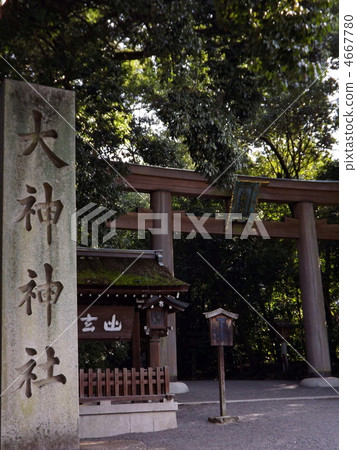 Torii of Oogami Shrine 4667780