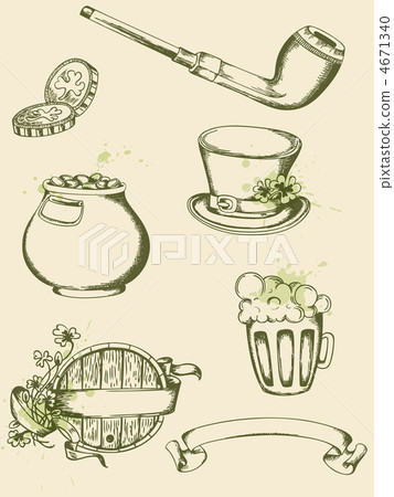 Saint Patrick's Day symbols Saint Patrick's Day symbols 4671340