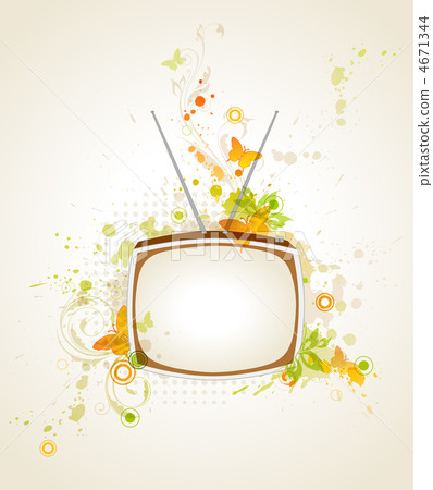 background with retro tv background with retro tv 4671344