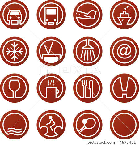 Travel & Hotel icons Travel & Hotel icons 4671491