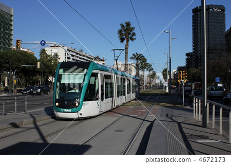 Tram in Barcelona 4672173