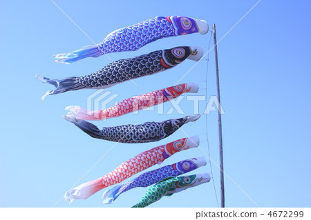 Koinobori swimming in the wind Koinobori swimming in the wind 4672299
