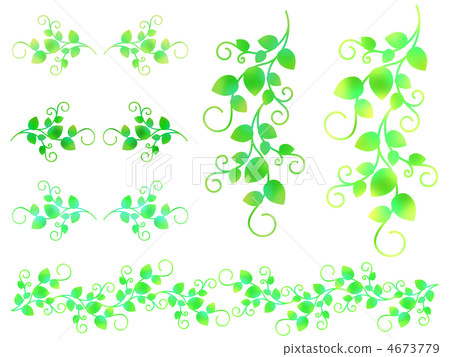 Vine plant decoration parts 4673779