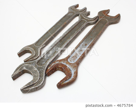 Stainless Steel Wrench close up Stainless Steel Wrench close up 4675784
