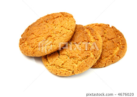 Trio Of Cookies Isolated On White Background Trio Of Cookies Isolated On White Background 4676020