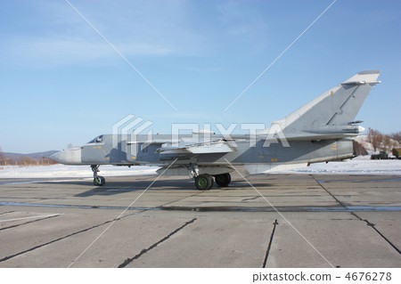 Su-24 Fencer on take off 4676278