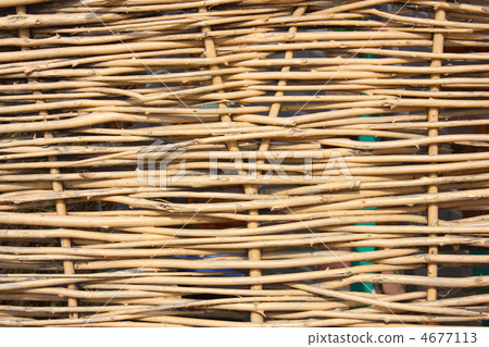 Close up of the wattle-fence 4677113