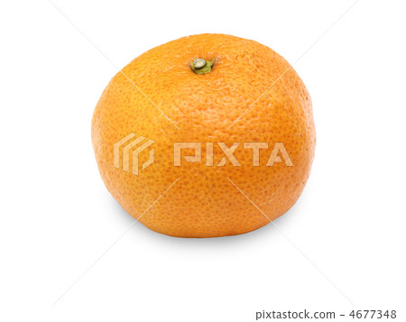 tangerine on white background. 4677348