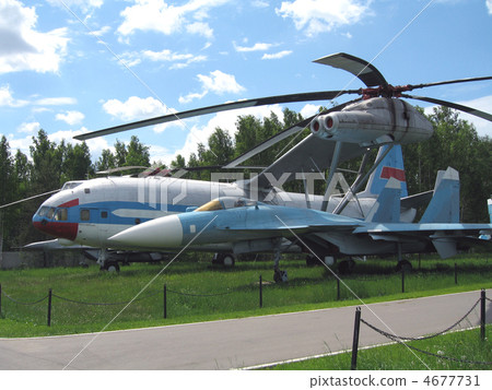 Moscow, Monino, Russia, the plane of war an a parking 4677731