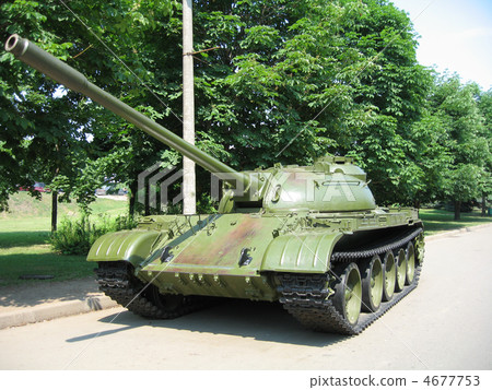 Old military technology on parking in a museum Russia Moscow 4677753