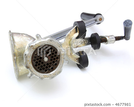 close up of meat grinder 4677981