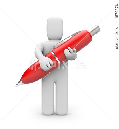 Person writes pen 4679278