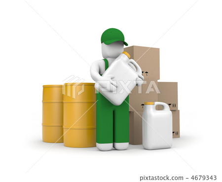 Person advertises products. Easy addition you logos, text and graphics 4679343