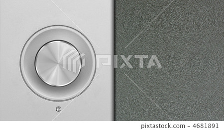 aluminum or silver volume knob button 4681891