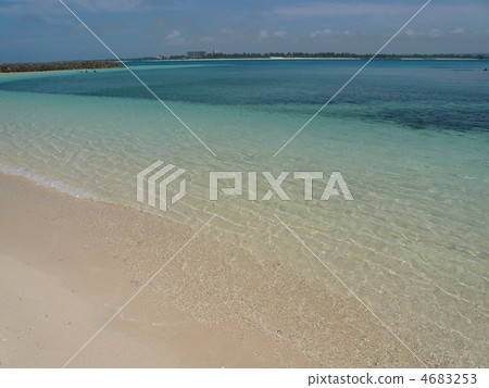 sand beach, sandy beach, blue water 4683253