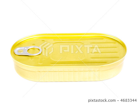 closed can of sardines in oil isolated on white closed can of sardines in oil isolated on white 4683344