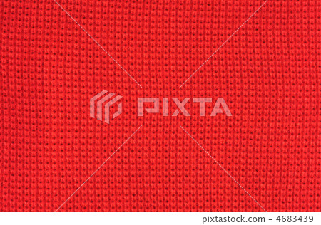 Fabric red wool background  Jersey makro. 4683439