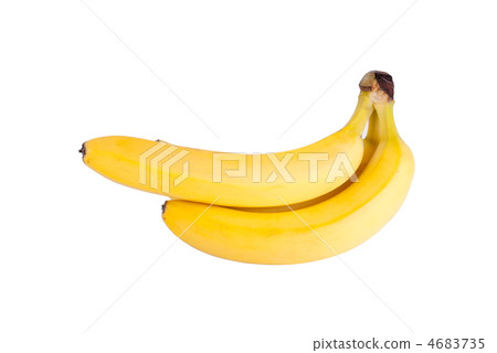 bananas isolation on white background bananas isolation on white background 4683735
