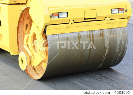 road engineeringb(yellow road rollers ) 4683995