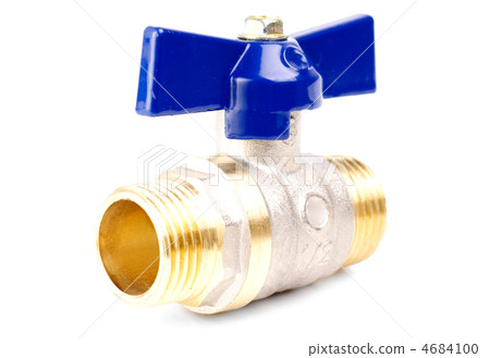 Two water valve set isolated on white background 4684100
