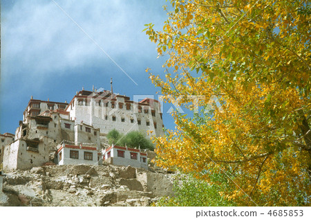 印度拉達克地區Chemle Gompa 4685853