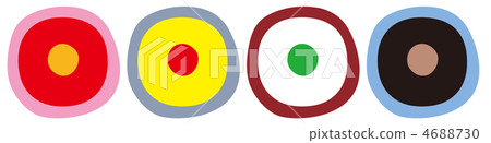 彩色數字0 4688730