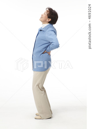 Middle and aged women who have low back pain Middle and aged women who have low back pain 4691024