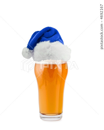Santa Claus hat with beer 4692167