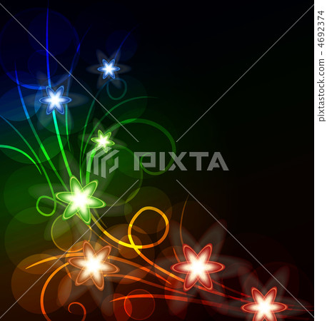 glowing floral background glowing floral background 4692374