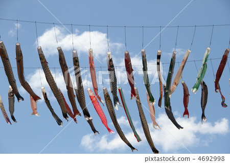 男孩節 飄揚的旗幡 游泳 4692998