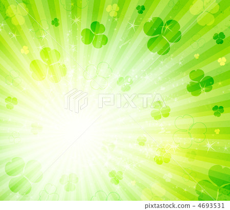 glowing abstract background with leaves clover 4693531