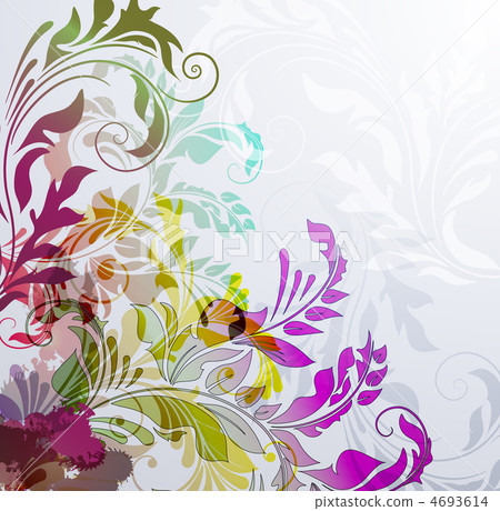 Colorful floral background Colorful floral background 4693614