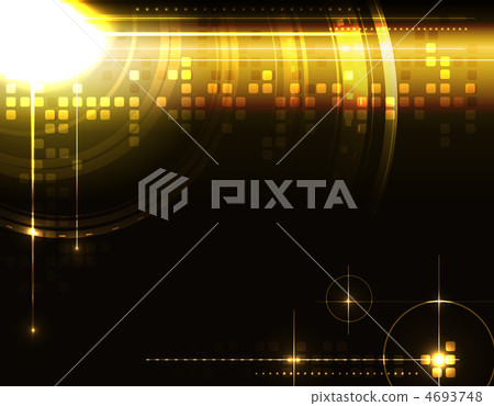 Stylized glowing background with digital symbols Stylized glowing background with digital symbols 4693748