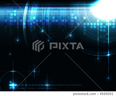 Stylized glowing background with digital symbols Stylized glowing background with digital symbols 4694091