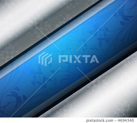 Metallic abstract background with floral elements Metallic abstract background with floral elements 4694340