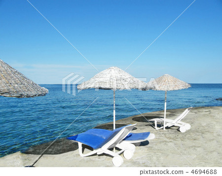 beach with chair 4694688