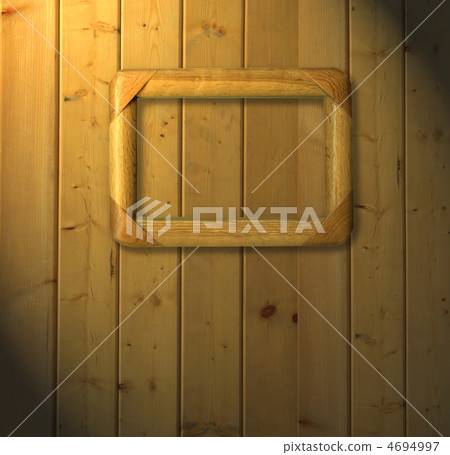 Grunge  wall with frame 4694997