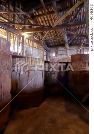 Osugi barrel of soy sauce brewery 4696368