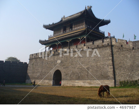 荊州荊州古城堡在湖北省 4697987