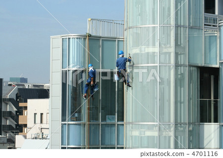 空中工作大廈窗口抹 空中工作大廈窗口抹 4701116
