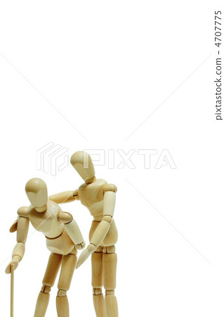 模型娃娃（老年人和服務員） 4707775