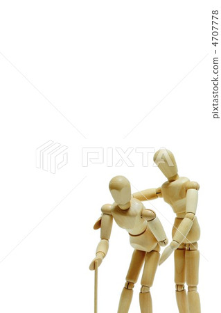 模型娃娃(老年人和服務員) 模型娃娃(老年人和服務員) 4707778