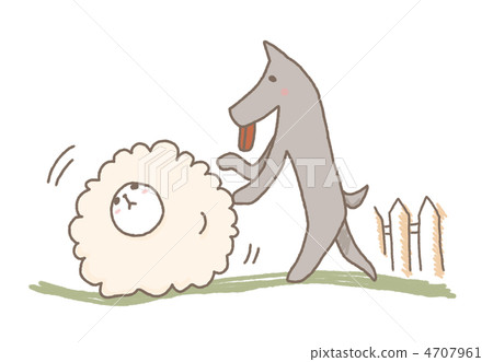 Wolves and sheep 4707961